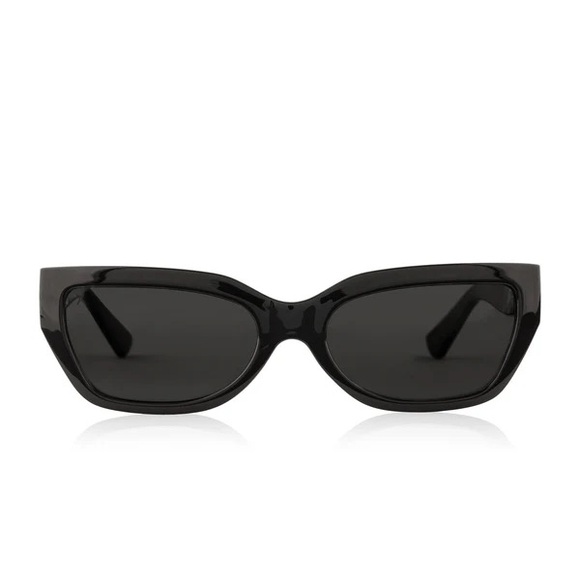 Dime x Revolve Fiance Sunglasses Glossy Black Indie Sleek Everyday Layer - Picture 1 of 5